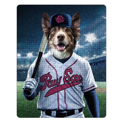 Crown and Paw - Puzzle Boston Paw Sox - Custom Puzzle 11" x 14"