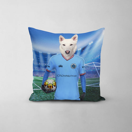 Crown and Paw - Throw Pillow Pawchester City - Custom Throw Pillow