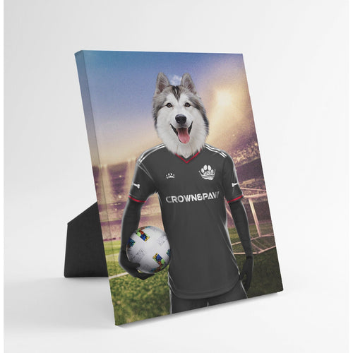Crown and Paw - Standing Canvas Pawshington DC United - Custom Standing Canvas