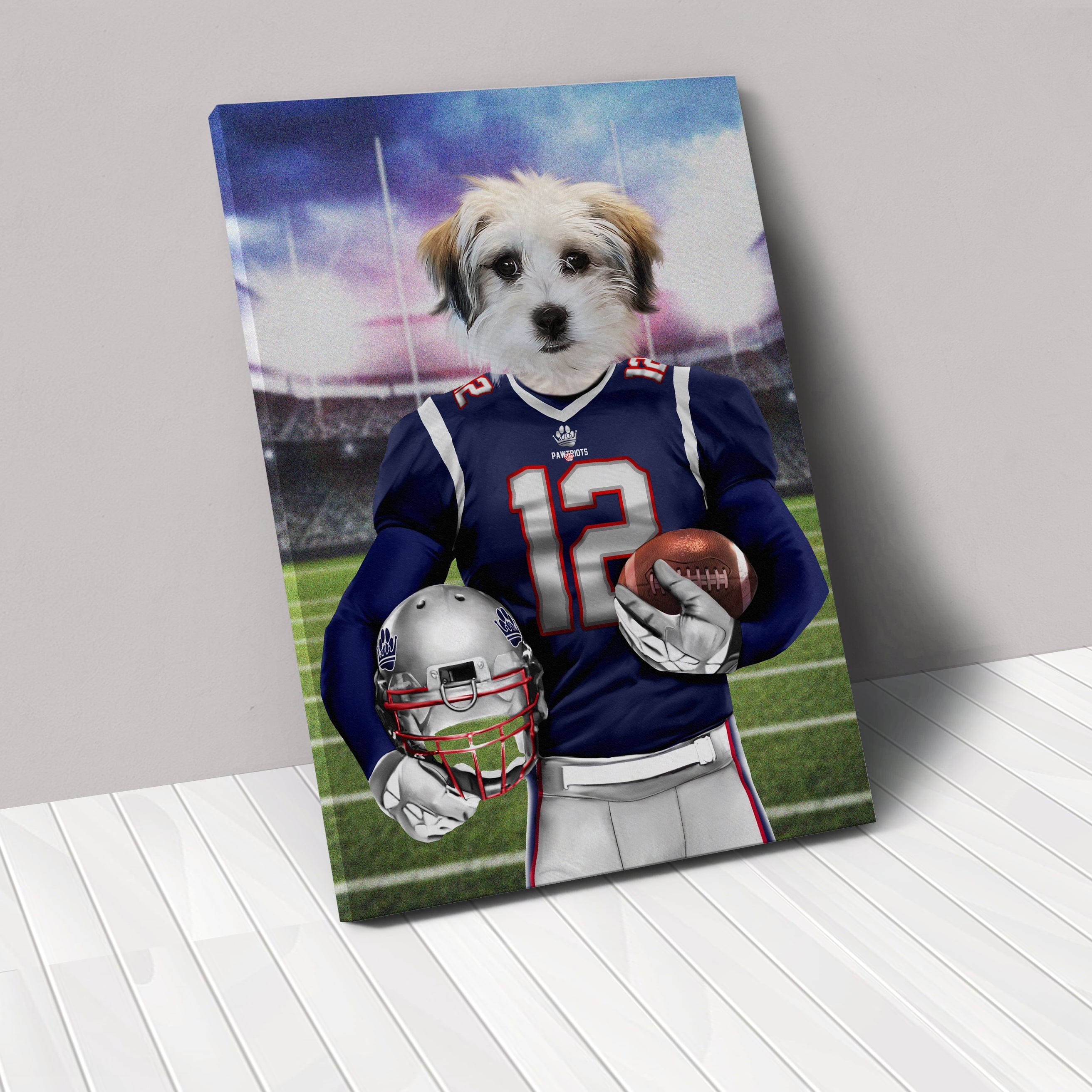 Crown and Paw - Canvas The Pawtriots - Custom Pet Canvas