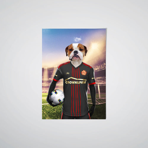 Crown and Paw - Poster Petlanta United FC - Custom Pet Poster