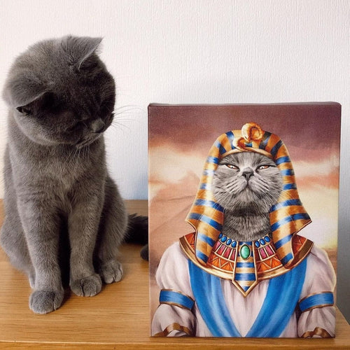 The Pharaoh - Custom Pet Canvas