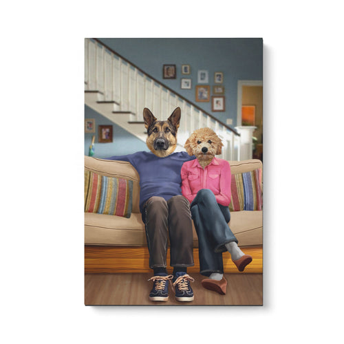 Crown and Paw - Canvas The Phil and Claire - Custom Pet Canvas