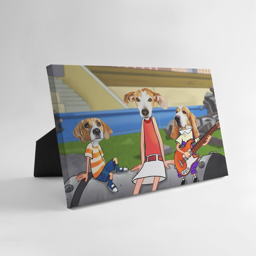 The Fun Three - Custom Standing Canvas