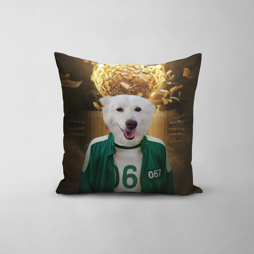 Crown and Paw - Throw Pillow Player 067 - Custom Throw Pillow