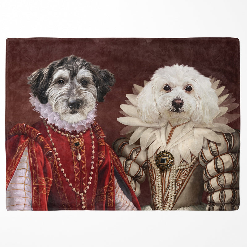 The Queen and Queen of Roses - Custom Pet Blanket