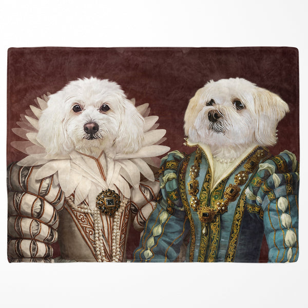 The Queen and Sapphire Queen - Custom Pet Blanket