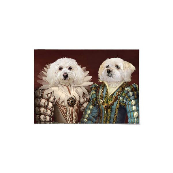 The Queen and Sapphire Queen - Custom Pet Poster