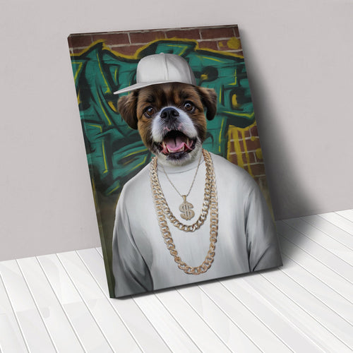 Crown and Paw - Canvas The Rapper - Custom Pet Canvas