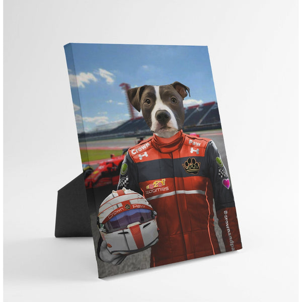 The Red Driver - Custom Standing Canvas