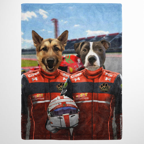 Crown and Paw - Blanket The Red Drivers - Custom Pet Blanket