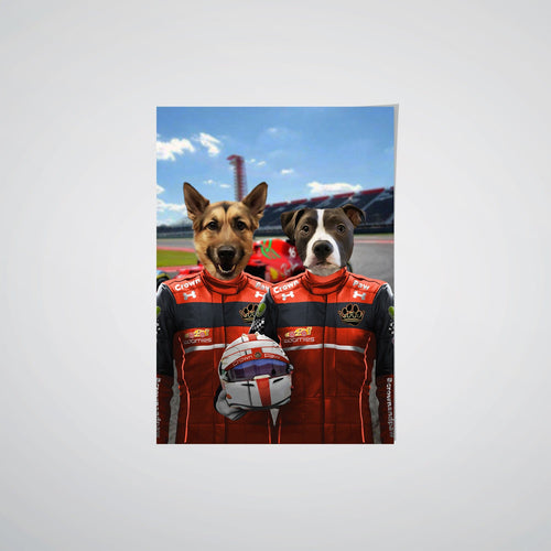 Crown and Paw - Poster The Red Drivers - Custom Pet Poster