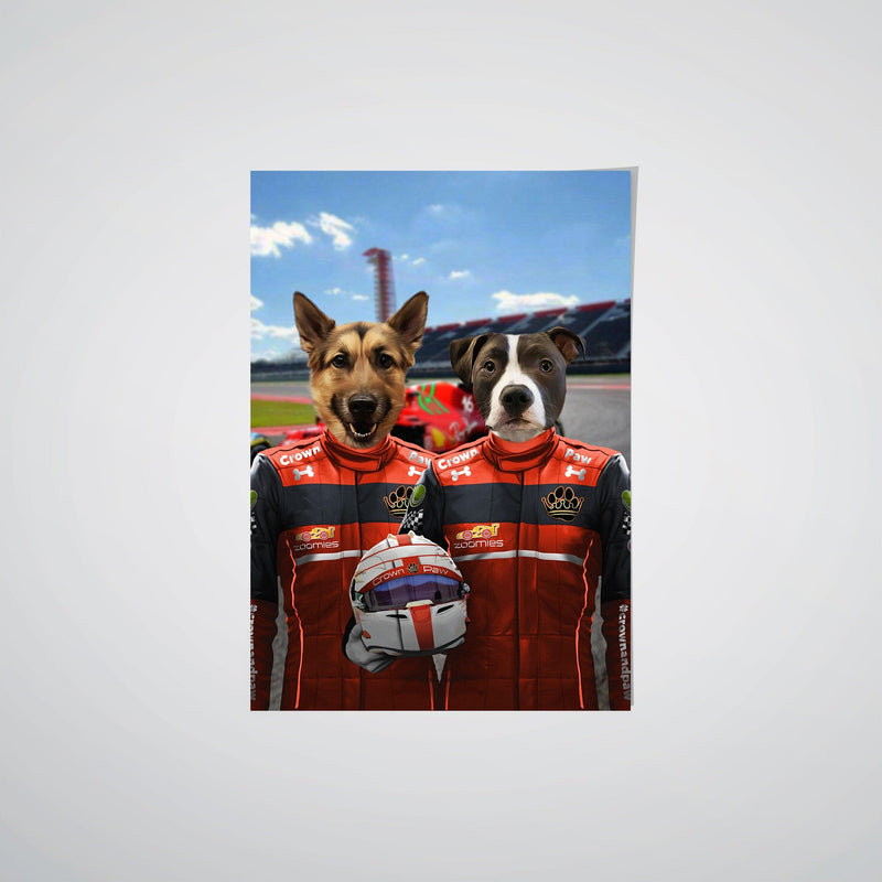 The Red Drivers - Custom Pet Poster