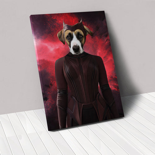 The Red Witch - Custom Pet Canvas