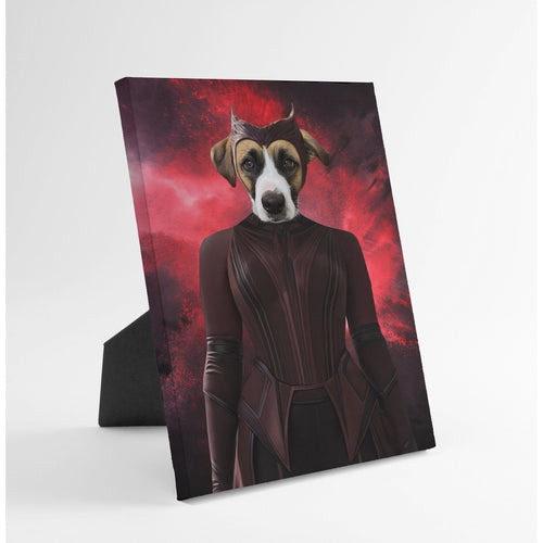 Crown and Paw - Standing Canvas The Red Witch - Custom Standing Canvas