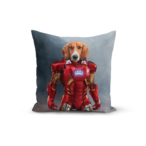 Crown and Paw - Throw Pillow The Rich Hero - Custom Throw Pillow