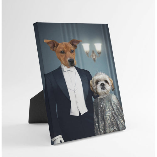 Crown and Paw - Standing Canvas Robert and Cora - Custom Standing Canvas