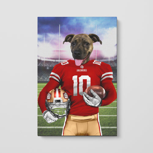 Crown and Paw - Canvas The Pawty Niners - Custom Pet Canvas