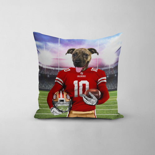 Crown and Paw - Throw Pillow The Pawty Niners - Custom Throw Pillow