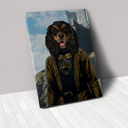 Crown and Paw - Canvas The Sea Lord - Custom Pet Canvas 8" x 10" / Castle 2