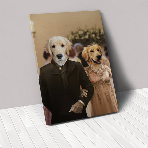 Crown and Paw - Canvas Simon and Daphne - Custom Pet Canvas