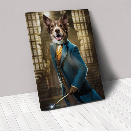 Crown and Paw - Canvas The Smart Wizard - Custom Pet Canvas
