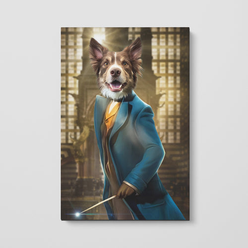 Crown and Paw - Canvas The Smart Wizard - Custom Pet Canvas