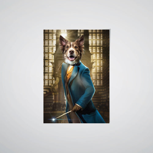 Crown and Paw - Poster The Smart Wizard - Custom Pet Poster