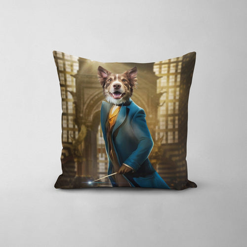 Crown and Paw - Throw Pillow The Smart Wizard - Custom Throw Pillow