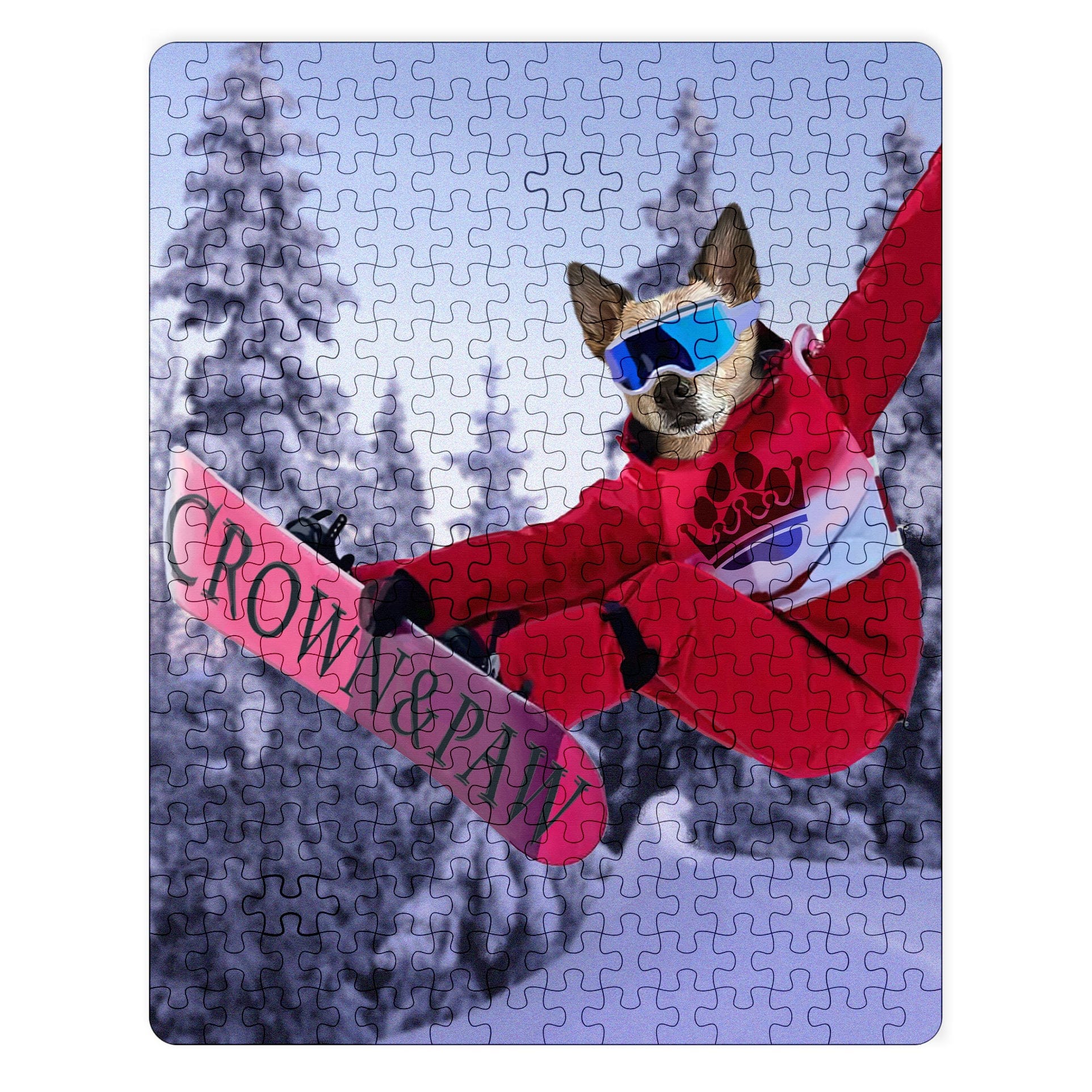The Snowboarder - Custom Puzzle