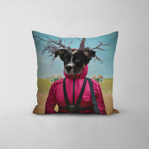 Crown and Paw - Throw Pillow Squid Guard - Custom Throw Pillow