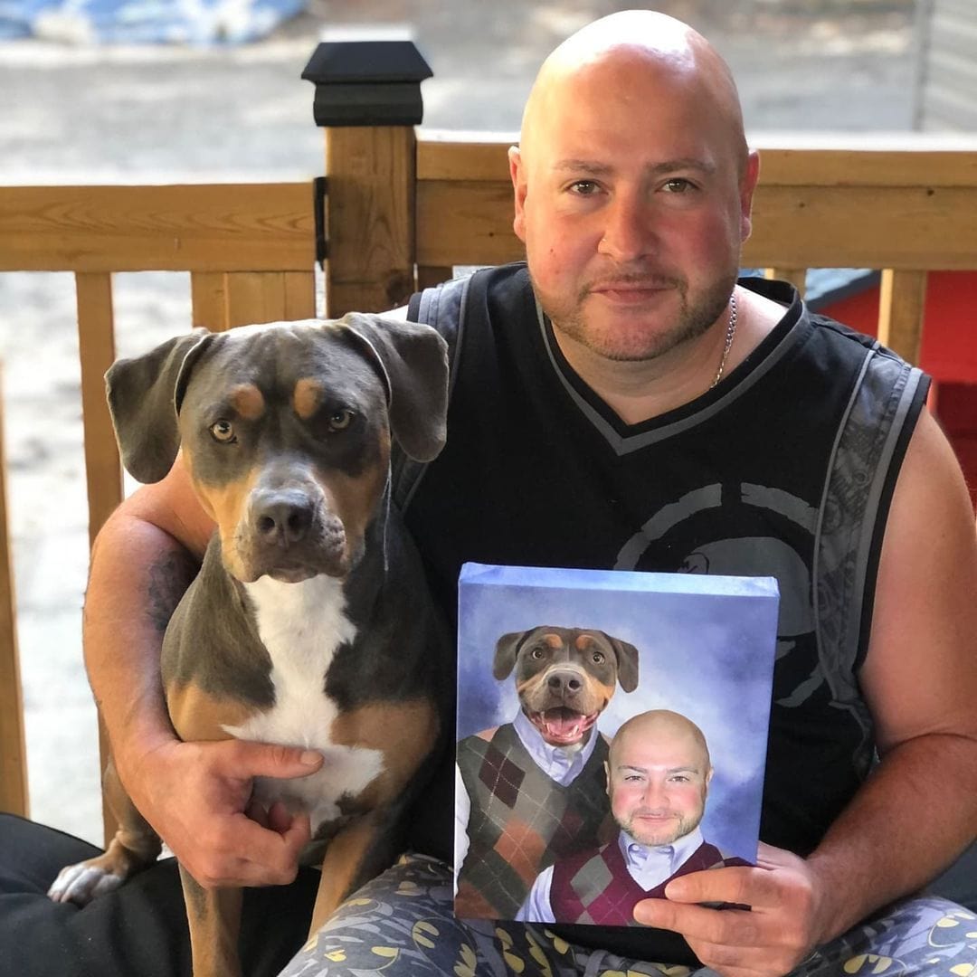 Crown and Paw - Canvas Step Brothers - Custom Pet Canvas