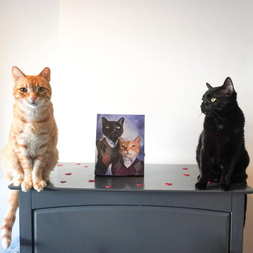 Crown and Paw - Canvas Step Brothers - Custom Pet Canvas
