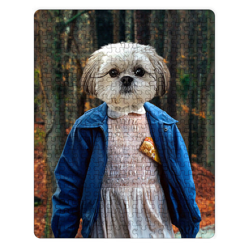 Crown and Paw - Puzzle The Strange Girl - Custom Puzzle 11" x 14" / The Woods