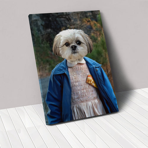 Crown and Paw - Canvas The Strange Girl - Custom Pet Canvas