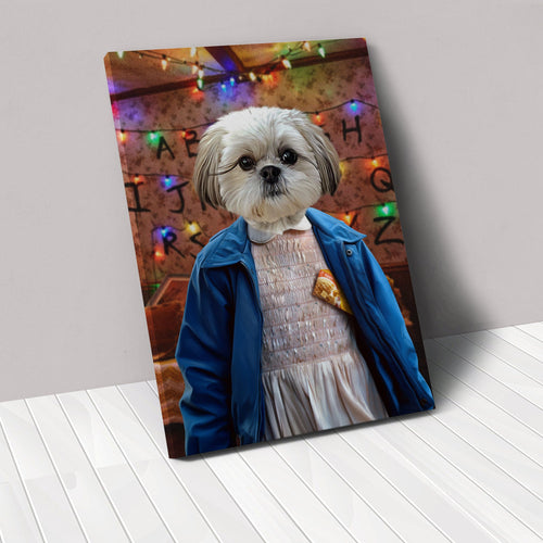 Crown and Paw - Canvas The Strange Girl - Custom Pet Canvas