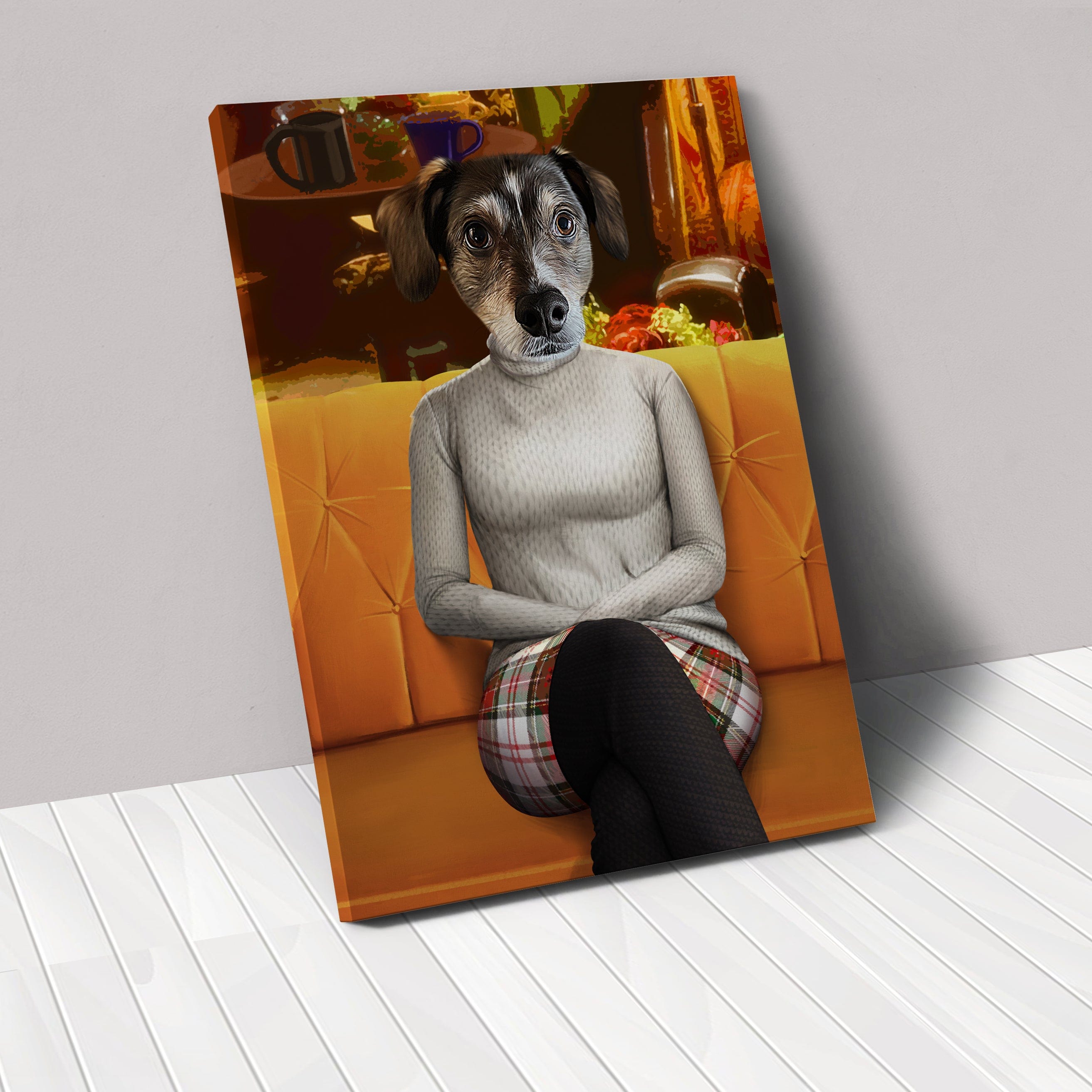 Crown and Paw - Canvas The Stylish Friend - Custom Pet Canvas