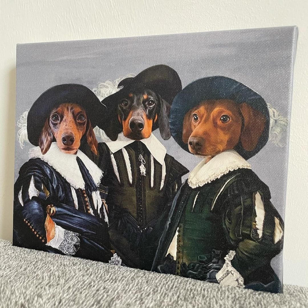 The Three Musketeers - Custom Pet Canvas