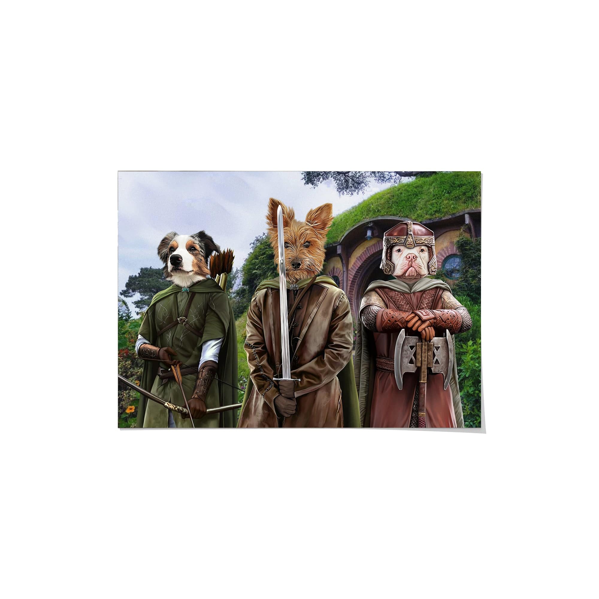 The Three Pawtectors - Custom Pet Poster