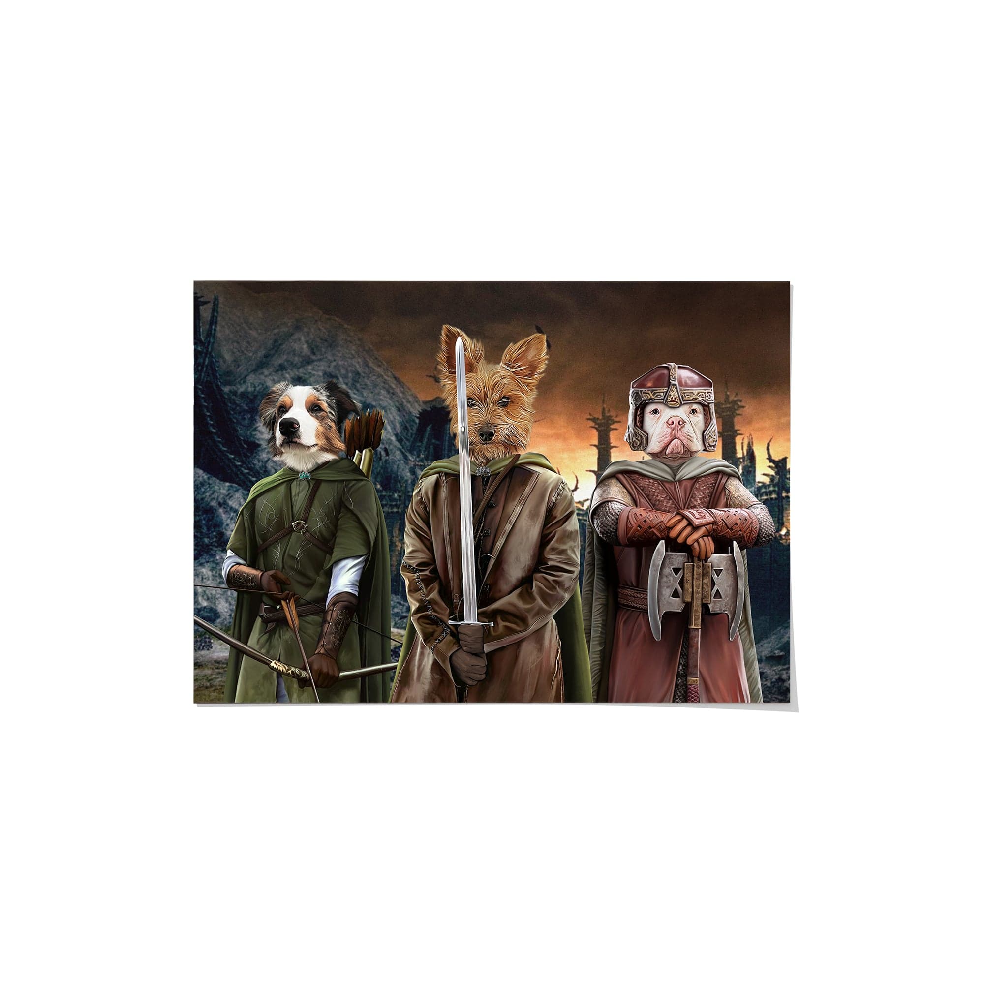 The Three Pawtectors - Custom Pet Poster