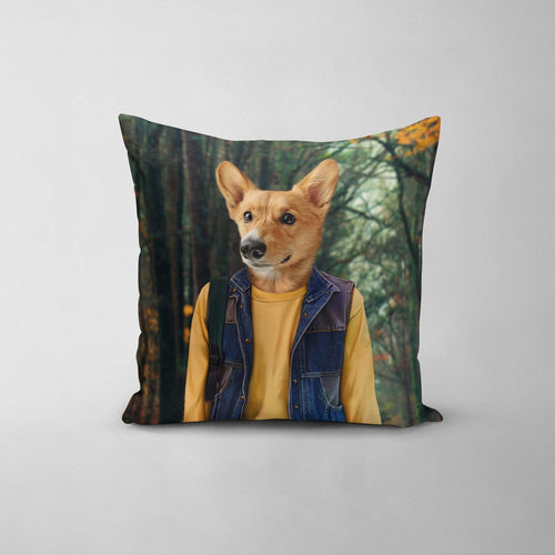 Crown and Paw - Throw Pillow The Tough Friend - Custom Throw Pillow 14" x 14" / The Woods