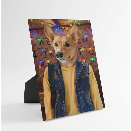 Crown and Paw - Standing Canvas The Tough Friend - Custom Standing Canvas 8" x 10" / Wall of Lights