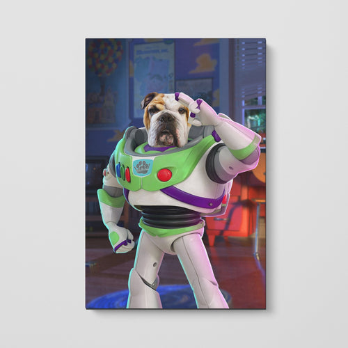Crown and Paw - Canvas The Toy Astronaut - Custom Pet Canvas