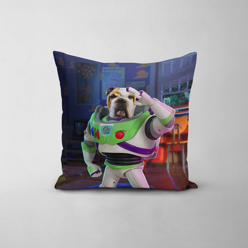 Crown and Paw - Throw Pillow The Toy Astronaut - Custom Throw Pillow