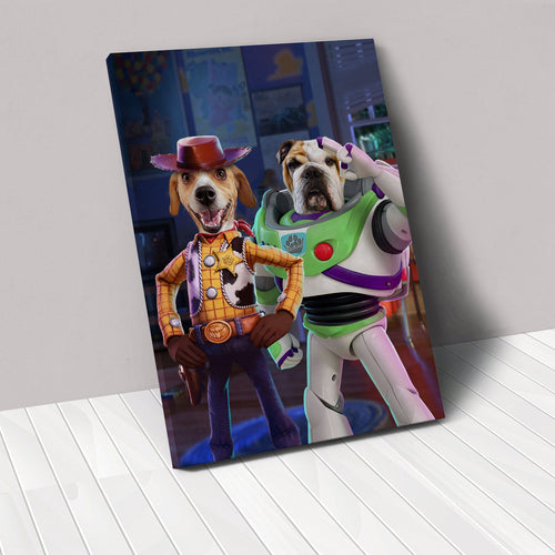 Crown and Paw - Canvas The Toy Best Friends - Custom Pet Canvas