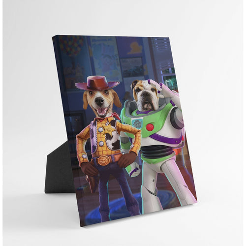 Crown and Paw - Standing Canvas The Toy Best Friends - Custom Standing Canvas