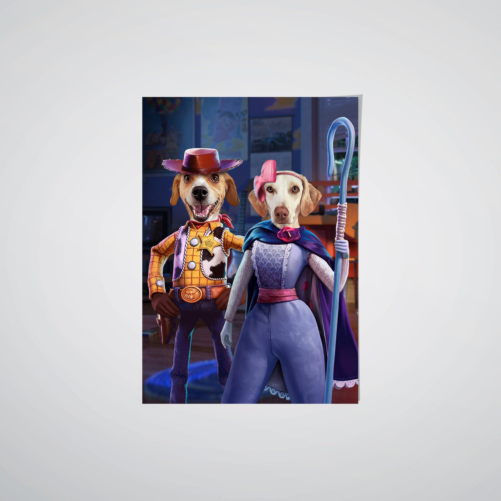 The Toy Couple - Custom Pet Poster