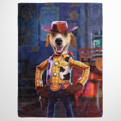 Crown and Paw - Blanket The Toy Cowboy - Custom Pet Blanket
