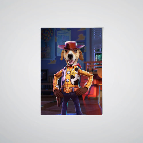Crown and Paw - Poster The Toy Cowboy - Custom Pet Poster