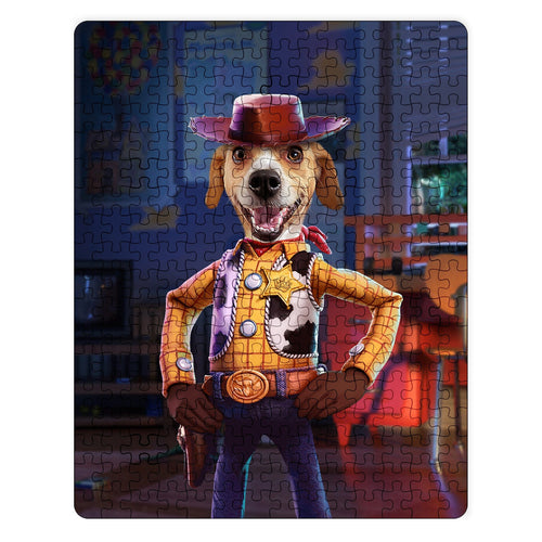 Crown and Paw - Puzzle The Toy Cowboy - Custom Puzzle 11" x 14"